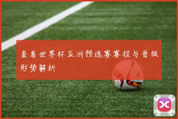 查看世界杯亚洲预选赛赛程与晋级形势解析